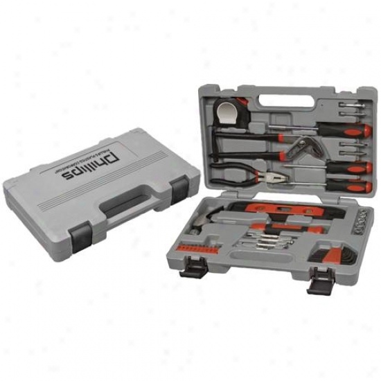 40-piece Tool Set With Compact Carrying Case