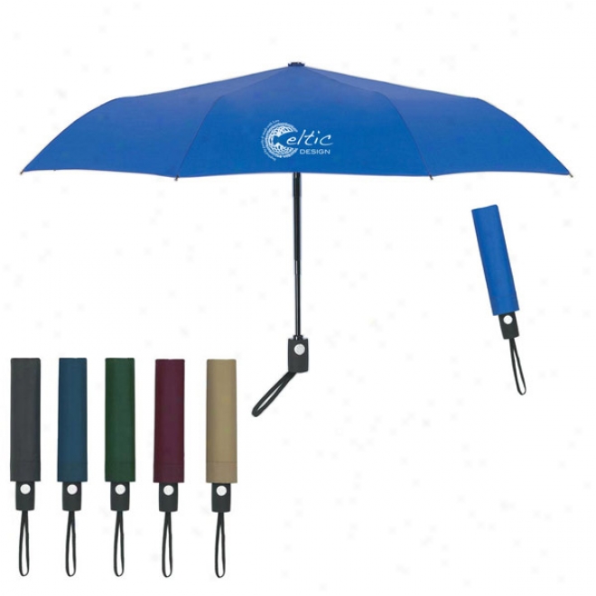 43" Arc Telescopic Folding Automatic Open And Close Umbrella