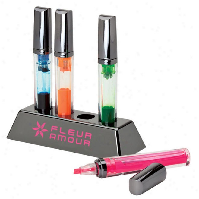 4pc Desktop Highlighter Set