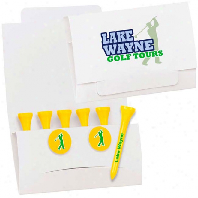 6-2 Golf Tee Packet - 2-1/8" Tee