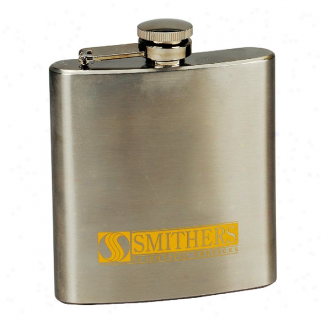 6-oz Stainless Steel Flask