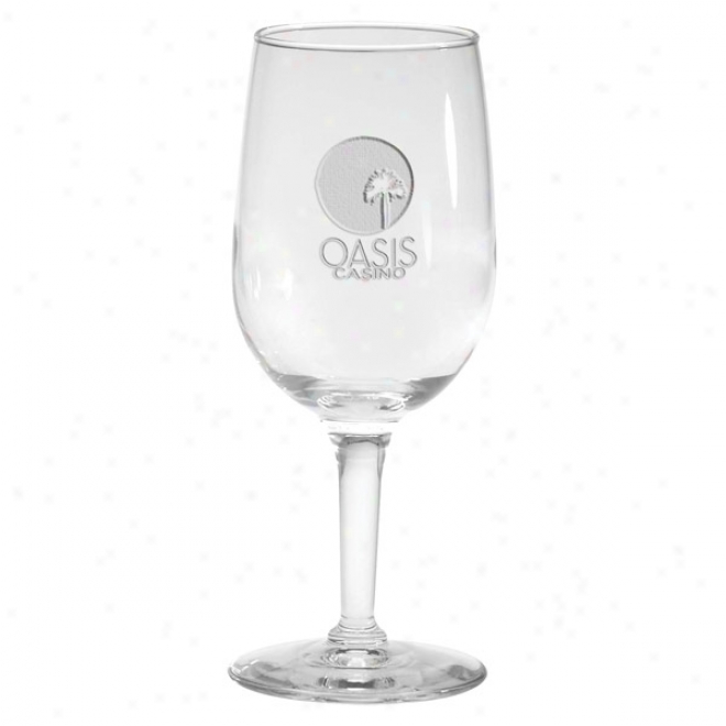 6.5 Oz. Deep Etched Tall Wine Glass