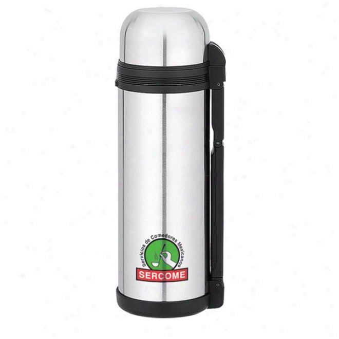 68 Oz. Three-in-one Double Wall Stainless Steel Thermal Bottle