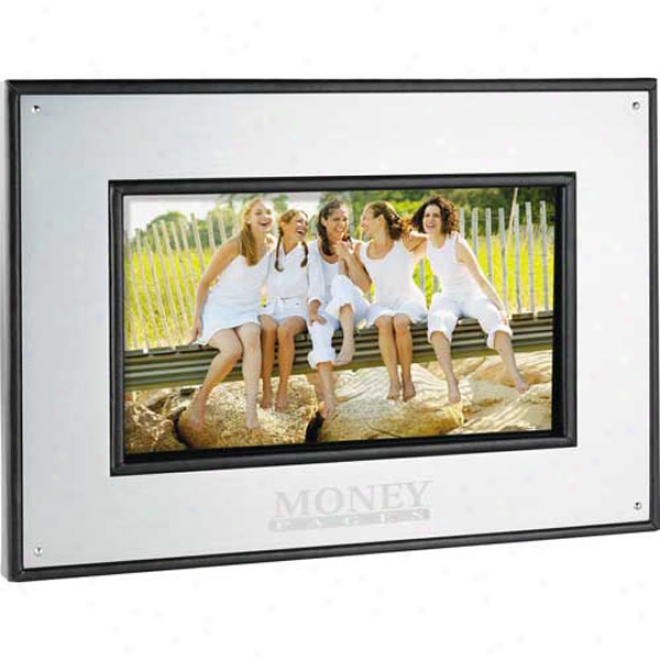 7" Aluminum Digital Photo Frame - 1gb