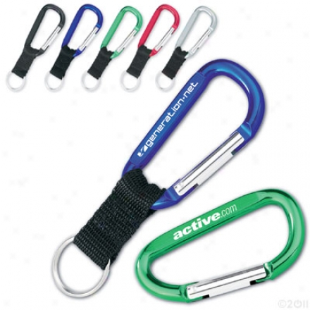 8 Cm Carabiner With Lanyard Option