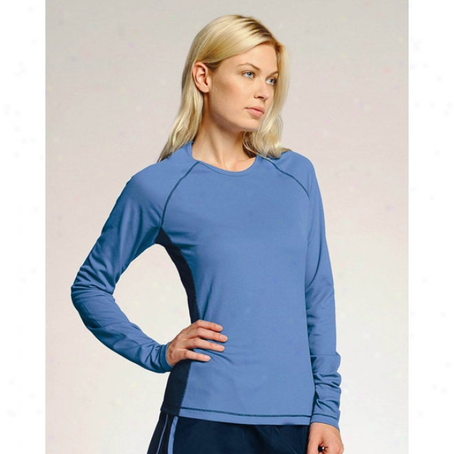 Alo Ladies' Long Sleeve Colorblock T-shirt