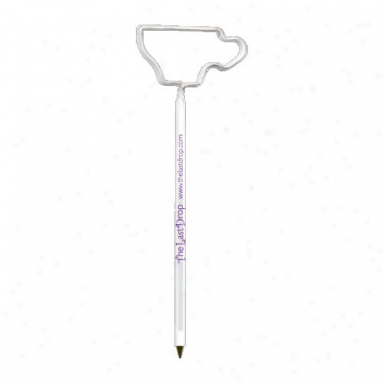 Baby Bends - Coffee Cup - Small, Transparent Pen With Bent Shape Top And A Clear Breathe-through Safety Cap