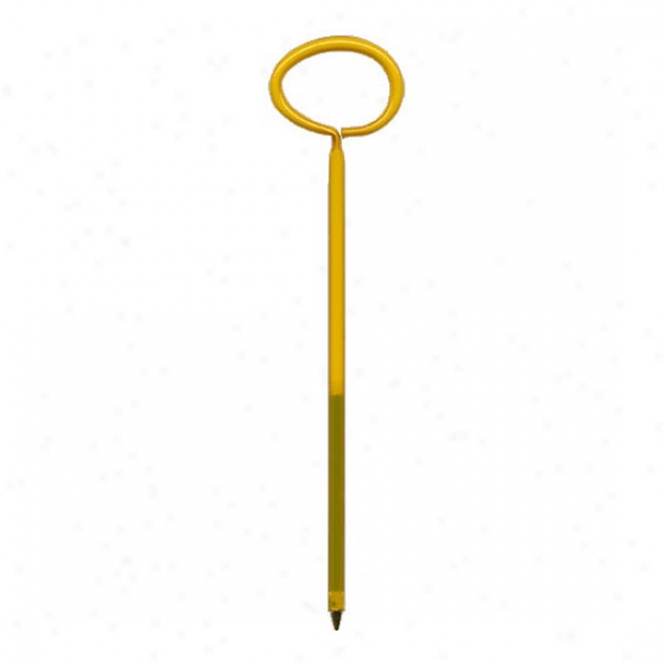 Baby Bends - Egg - Small, Transparent Pen With Bent Shape Top And A Claer Breathe-through Safety Cap