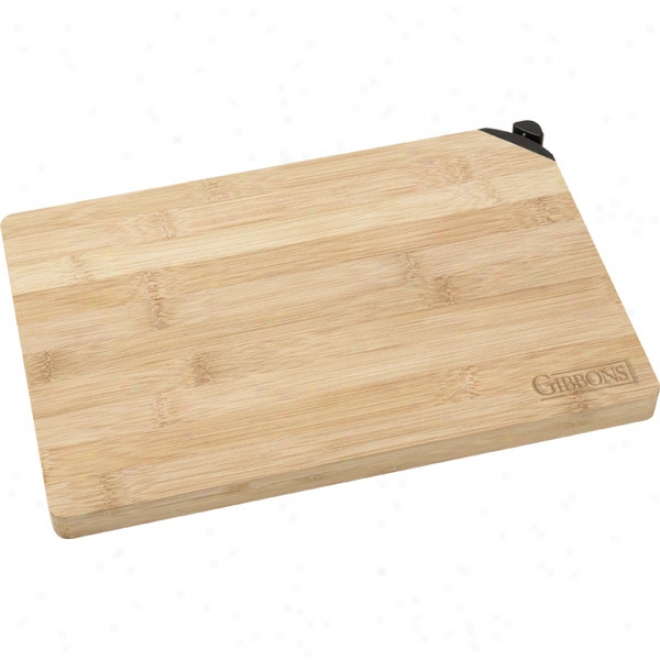 Bamboo Cutting Board W/ Sharpener