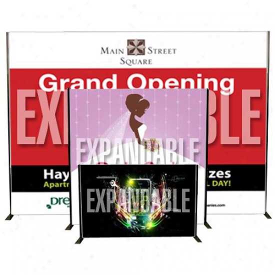Banner With Expandable Stand