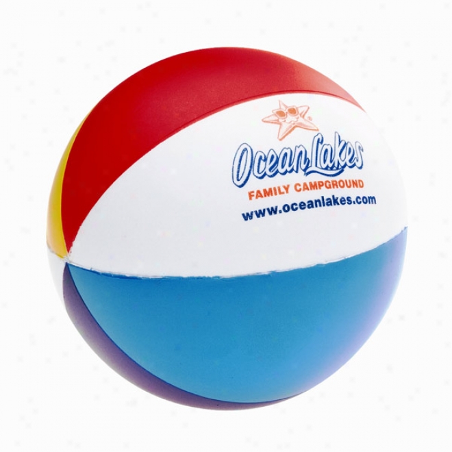 Beach Ball Stress Ball - Multicolor