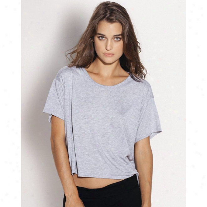 Bella - Crewneck Boxy Cropped T-shirt