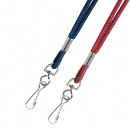 Blank Cord Style Lanyard W/swivel Clip