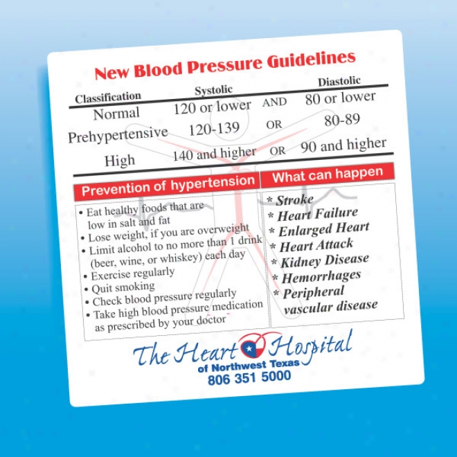 Blood Pressuer -H ealth And Safety Magnet