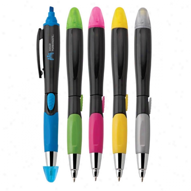 Blossom Pen Highlighter - New Black Barrels