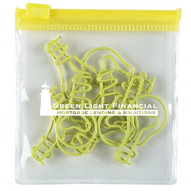 Bulb Yellow Clipsters In A Pouch