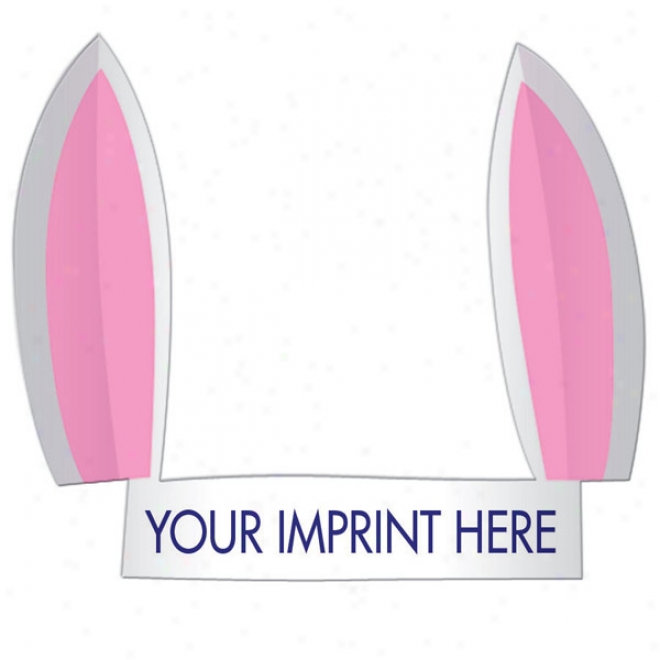 Bunny Ears - Animal Hat Madde From 14 Pt High Density White Poster Board