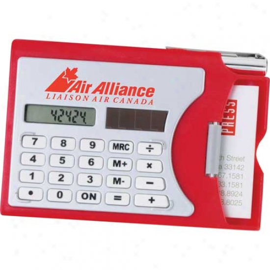 Calculator Business Card Holder