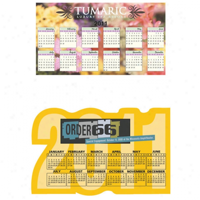 Calendar & Schedule Magnets (20 Mil) Year And Large Calendar