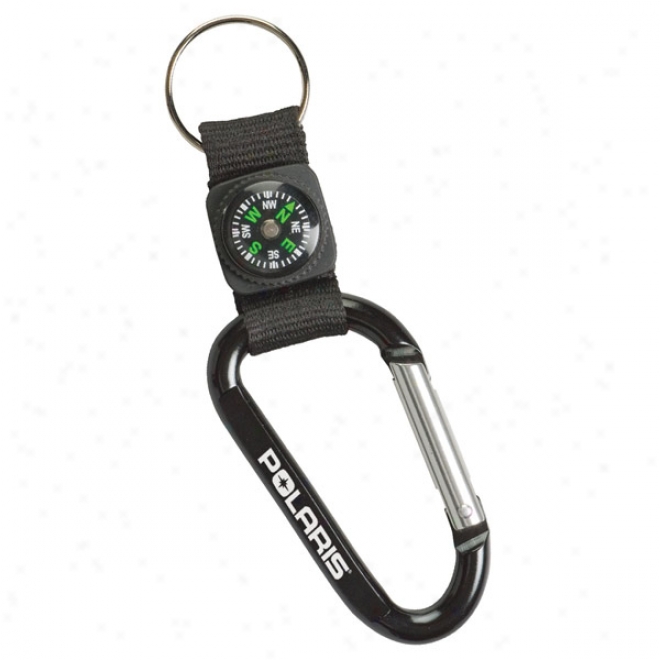 Carabiner With Compss Wedge Tag