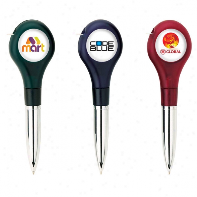 Cental - 2-in-1 Ballpoint Tape Measure