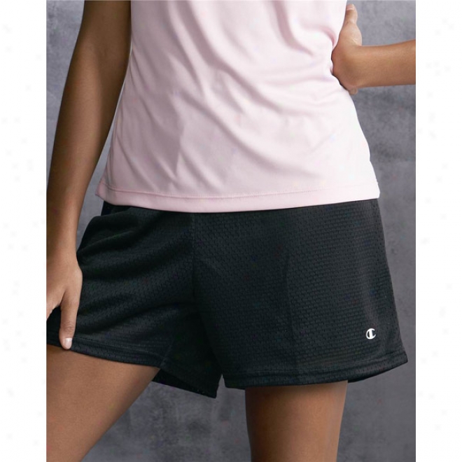 Champion Ladies' Tagless Active Mesh Shorts