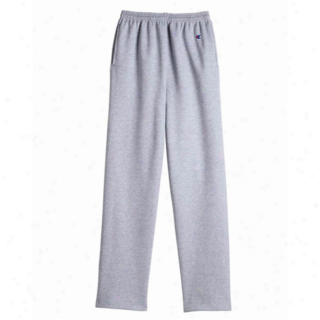 Champion Open Bottom Sweatpants With Pockets