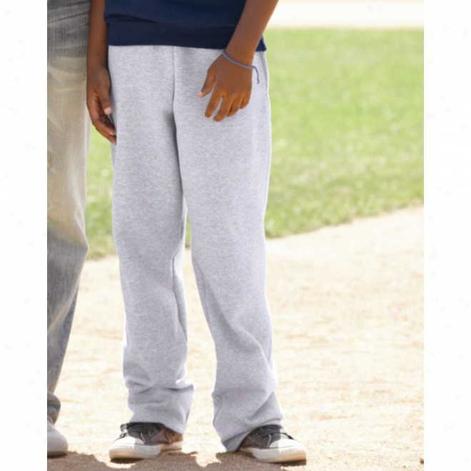 Champion - Youth Open Bottom Sweatpants Through  Pockets