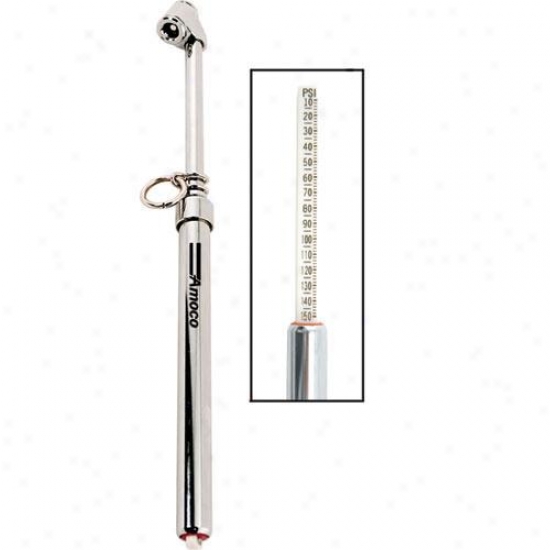 Chrome Plated Dual Chuck Truck Tire Gauge