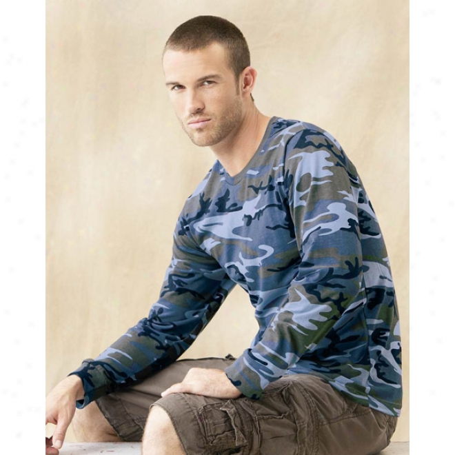 Code V Camouflage Long Sleeve T-shirt