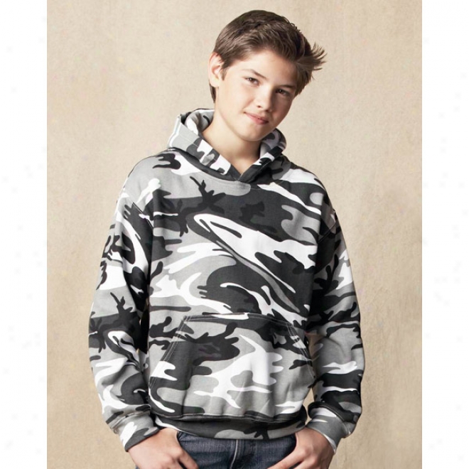 Code V Youth Camouflage Pullvoer Hooded Sweatshirt