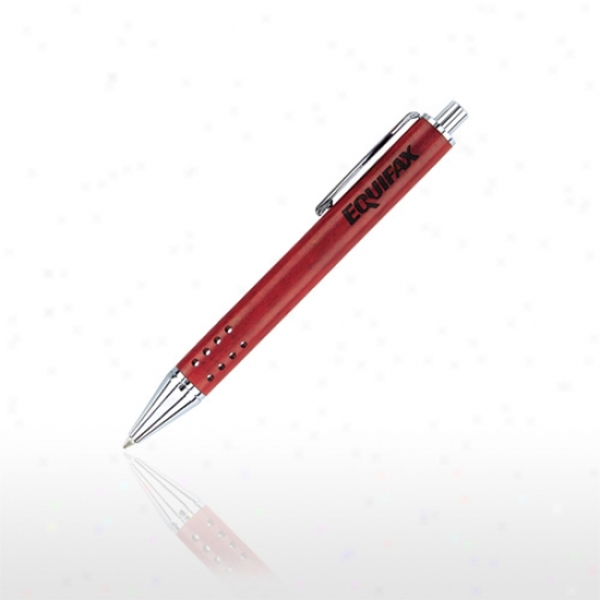 Colony Series - Click Actkon Ballpoint Pen With Polished Chrome Trim
