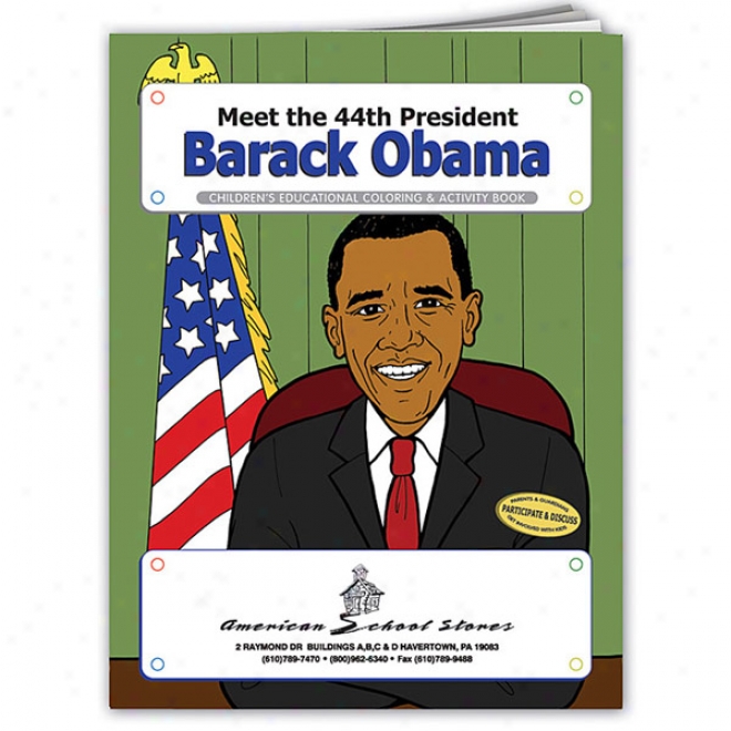 Coloring Book: Meet President Barack Obama