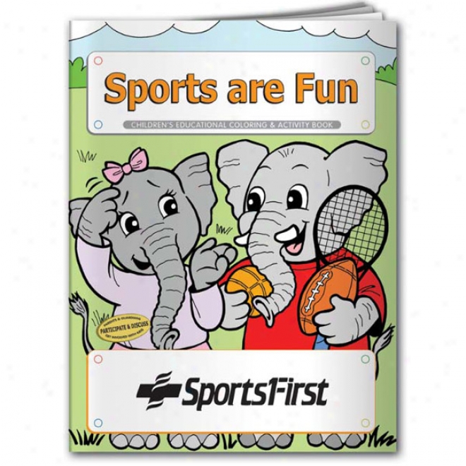 Coloring Book: Sports Are Fun