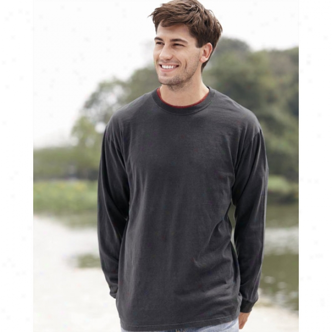 Comfort Flag 6.1 Ounce Ringspun Cotton Long Sleeve T-shirt