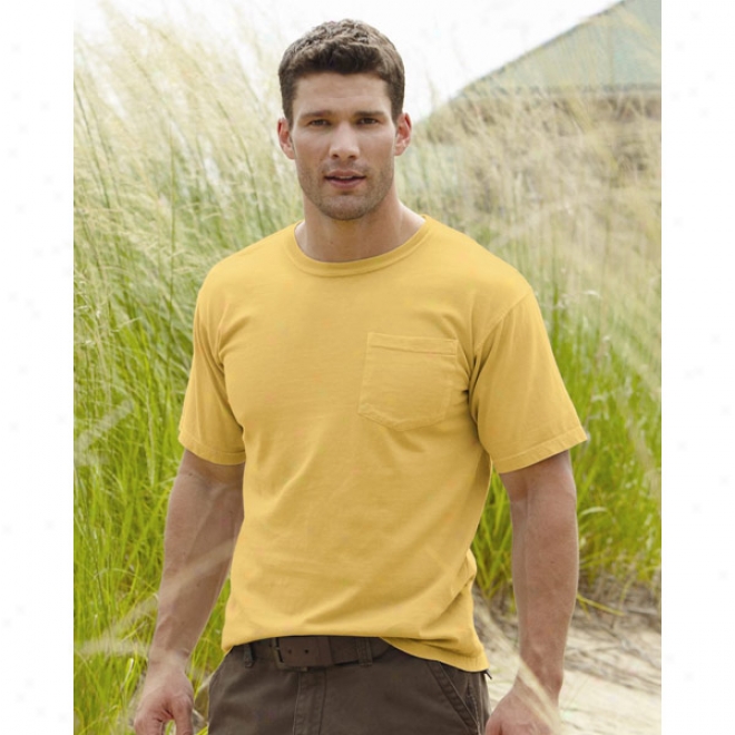 Comfort Colors Pigment-dyed Sort Sleeve Shirt With A Pocket