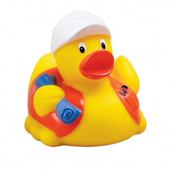 Construction Worker Rubber Duck