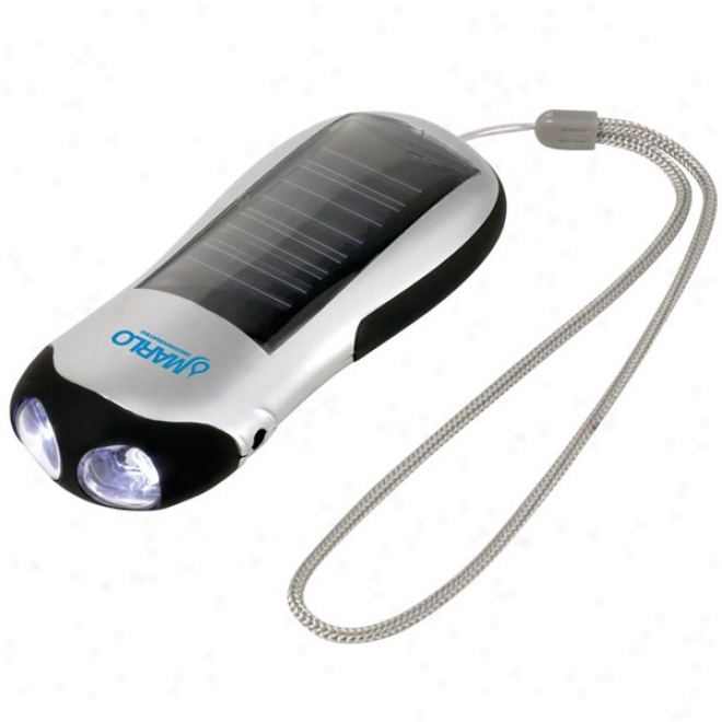 Contour Solar Flashlight (2 Led)