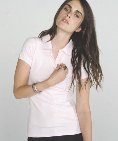 Cotton-wool Spandex Mini Pique Polo