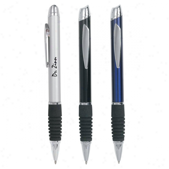 Cushy Grip Metal Twist Action Pen