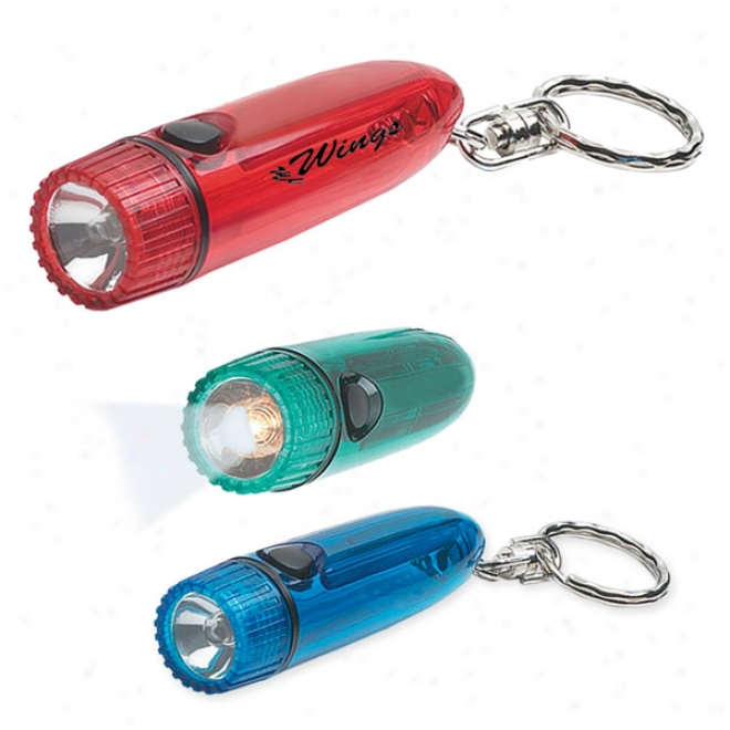 Cylinder Light Key Chain