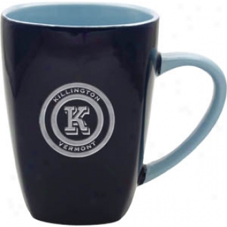 Deep Etched Blue Quadro Mug With Lt. Blue Interior