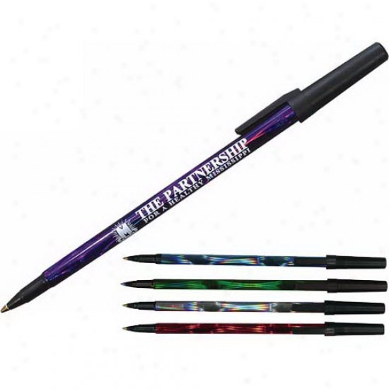 Deep Swirl Contrast Stick Pen