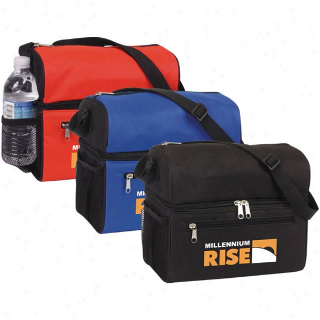 Deluxe Dual Compartment Insulated Lunch Cooler