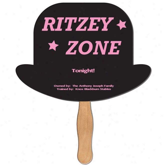 Derby Hat - Digitzl Economy Fans With Double Sided Film Lamination