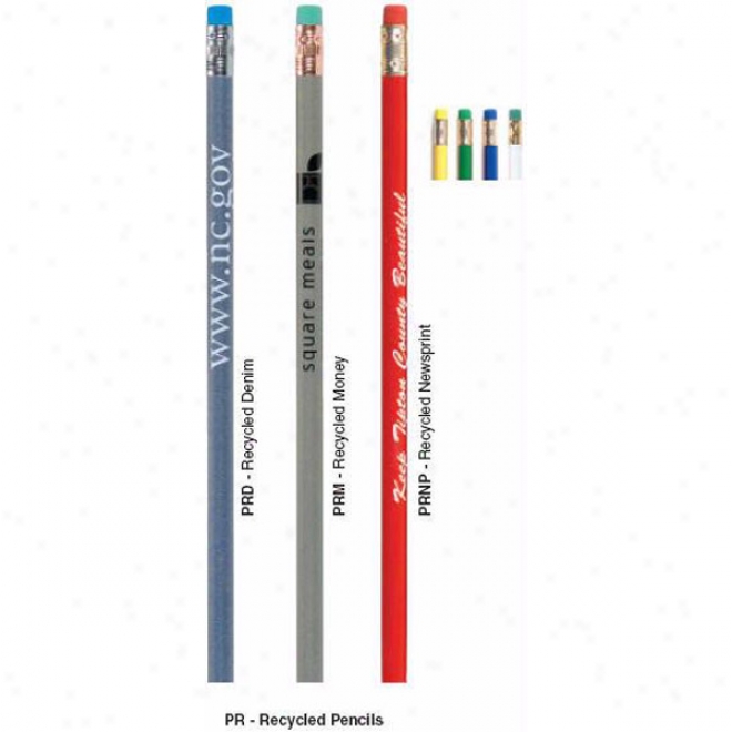 Designer Pencils-recycled Newsprint