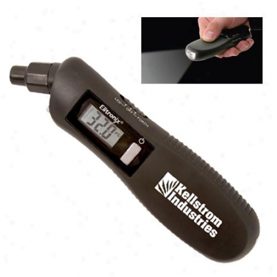 Digital Tire Gauge With Flashlight