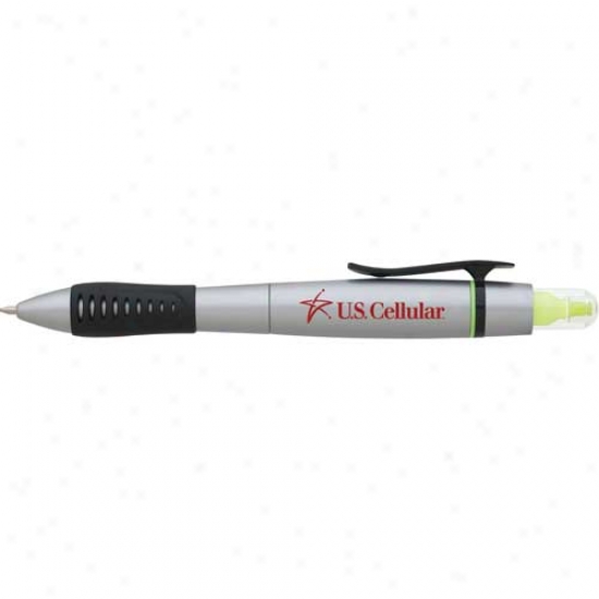 Dual-tip Pen-highlighter