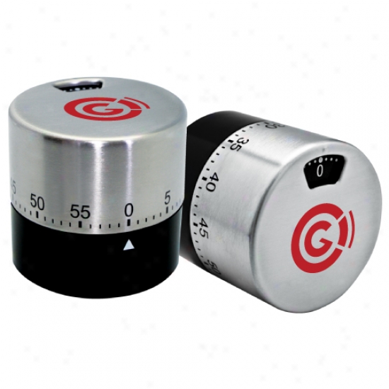 Dual View Stainlrss Steel Cylindrical Timer