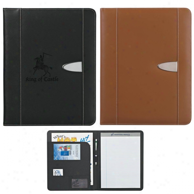 Eclipse Bonded Leather 8  1/2 &qout; X 11" Portfolio